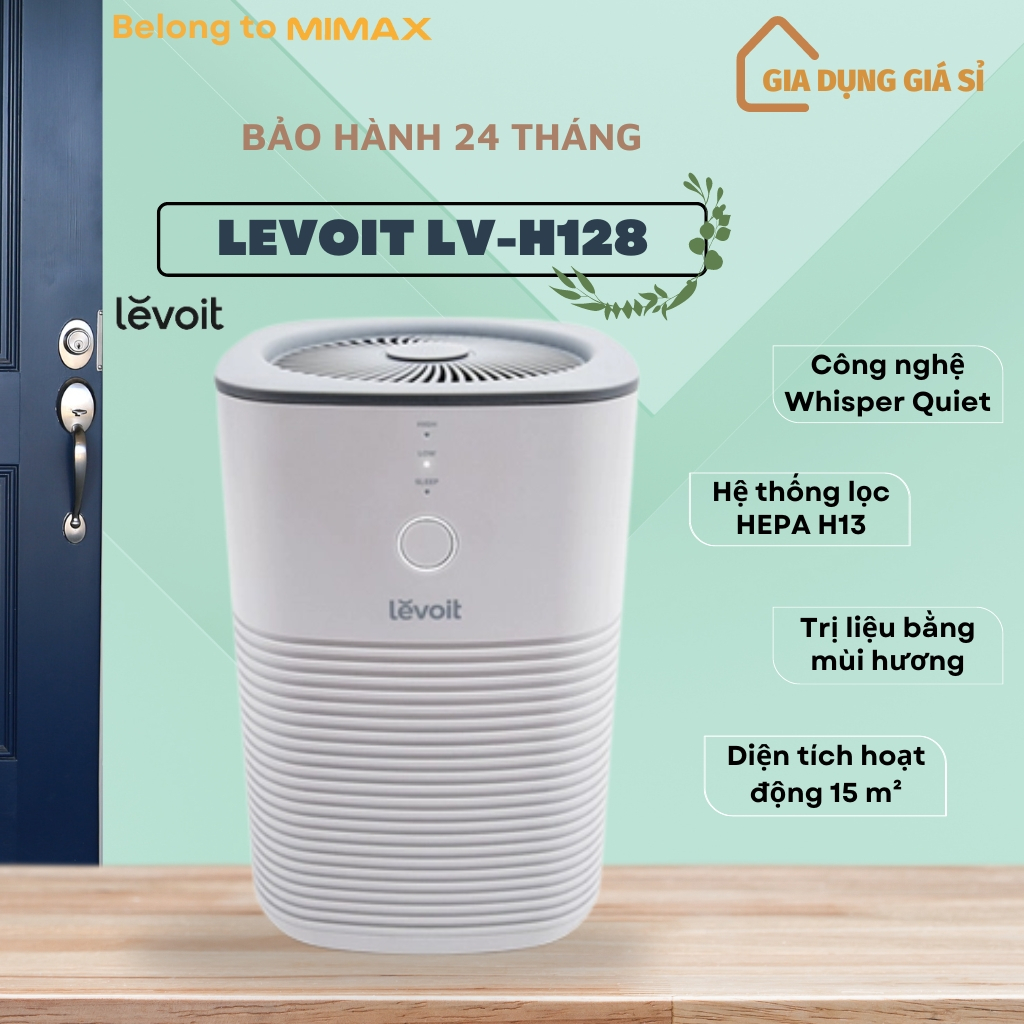 [Hỏa Tốc 2H] Máy Lọc Không Khí Levoit LV-H128 Lọc HEPA H13 - Bản Quốc Tế - Hàng Chính Hãng - Bảo Hành 24T