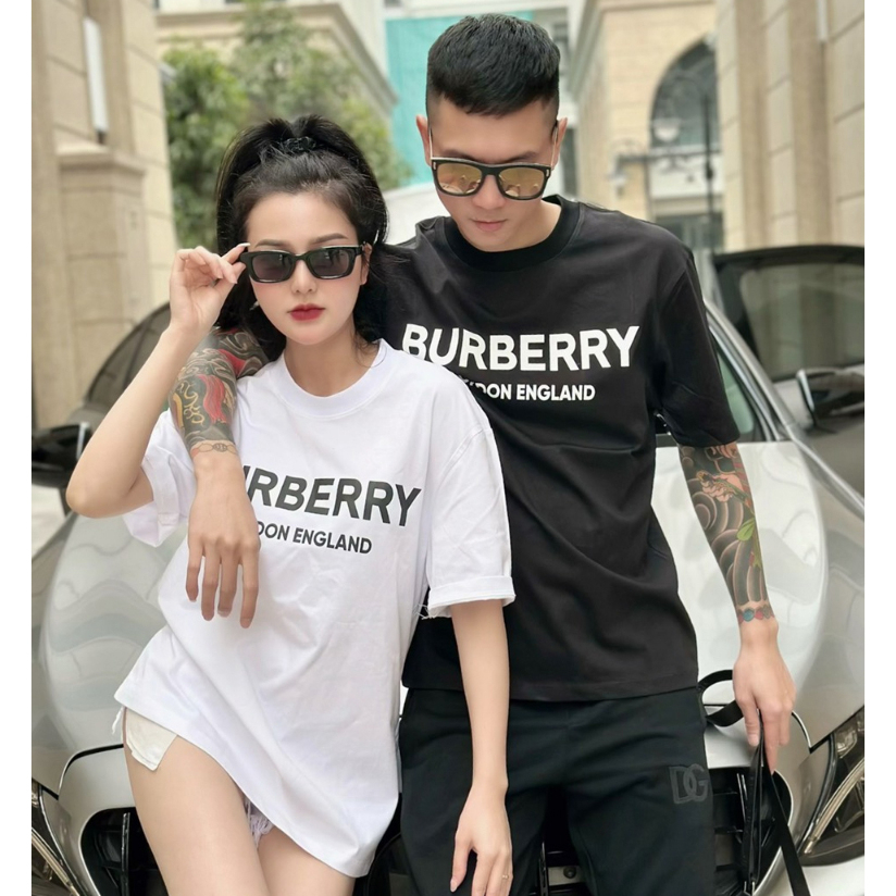 Áo Thun BBR LONDON, Áo Phông Nam Nữ Cotton 100% 250gsm Cổ Bo Zip Cao Cấp