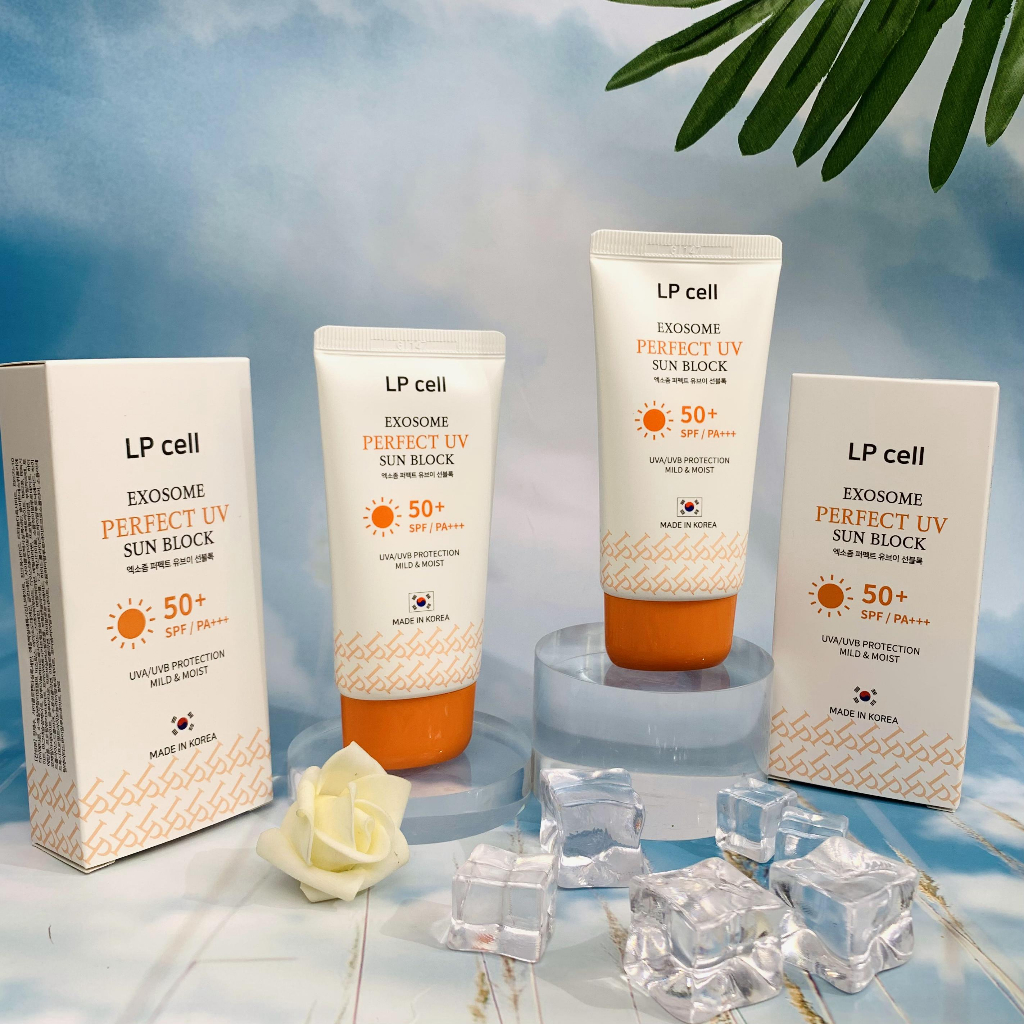 Kem chống nắng LP Exosome Perfect Uv Sun Block Thẩm Thấu Nhanh Không Gây Bết Dính, Phù Hợp Mọi Loại Da