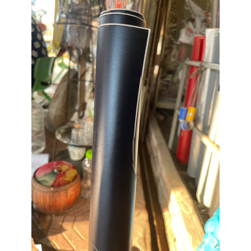 Decal ba lớp dán xe màu xanh tím than lì cao cấp dán bo cong thoại mái