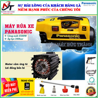 Siêu hot máy rửa xe panasonic công suất 3500w. bảo hành 24 tháng.