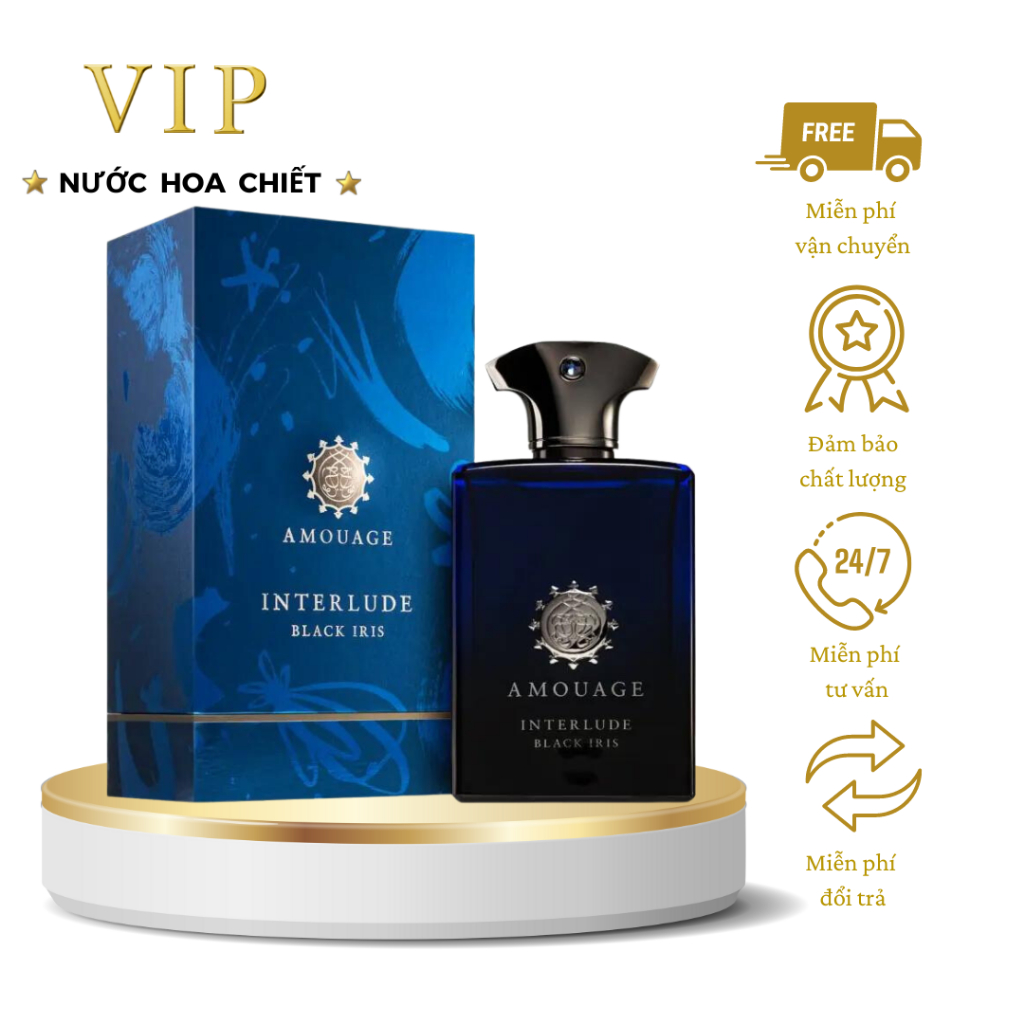 Nước hoa Amouage Interlude Black Iris chiết 10ml