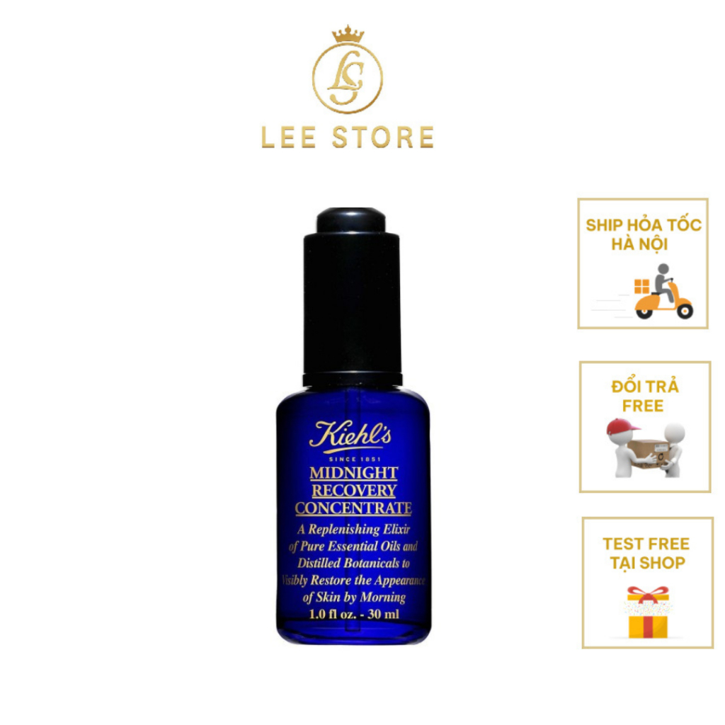 Kiehls Serum Tinh Chất Dưỡng Da Ban Đêm Kiehls (Kiehls Midnight Recove