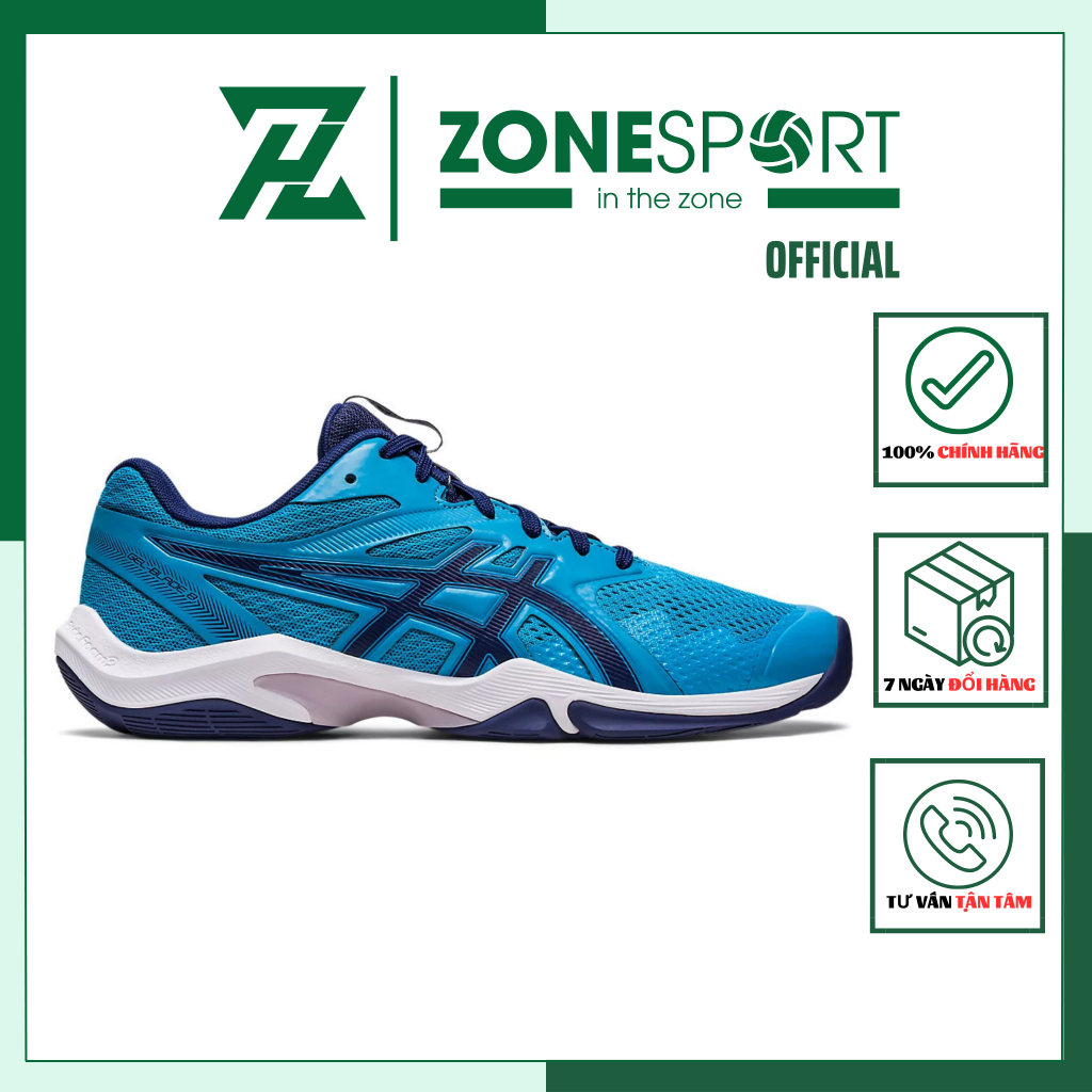 Giày Asics Gel Blade 8 Xanh Dương - Giày Bóng Chuyền, Cầu Lông, Tennis cao cấp thiết kế đế rãnh uốn hỗ trợ chuyển động