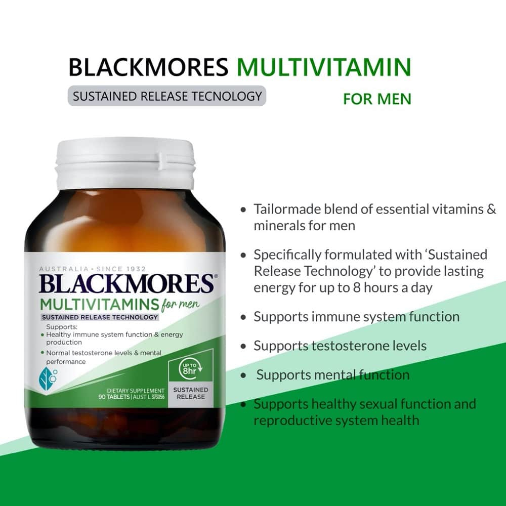 Blackmore Multivitamin For Men Vitamin Tổng Hợp Cho Nam Giới 90 viên của Úc