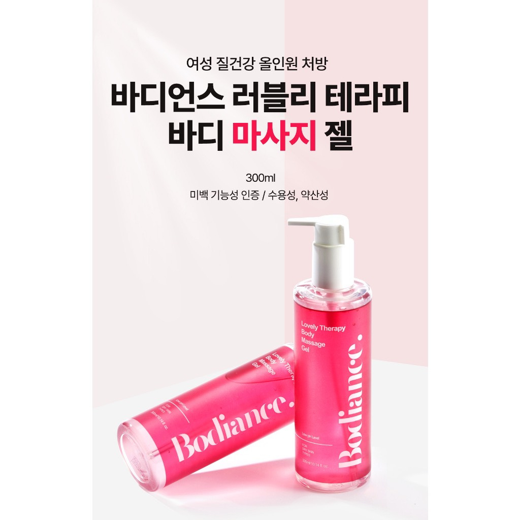 Gel massage trẻ hoá làn da body và vùng kín cải thiện da đàn hồi Lovely Therapy Body Bodiance 300ml