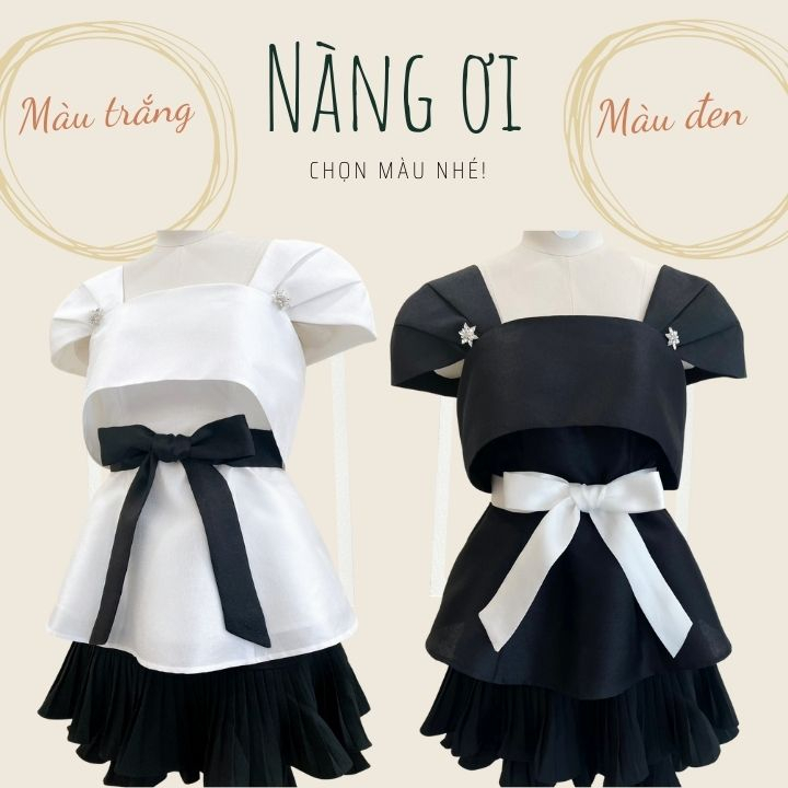 Set Váy Bầu Nữ Tính Dạo Phố Du Lịch Đầm Bầu Tiểu Thư Thiết Kế Cao Cấp Glam Nest AS029