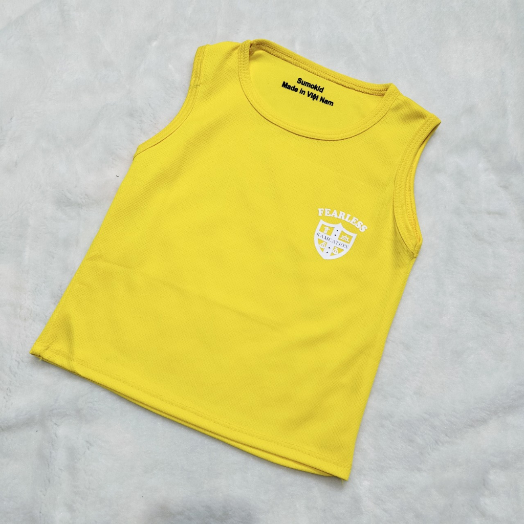 Áo ba lỗ chất thông hơi cho bé trai- bé gái mặc cực xinh MINKYSUN