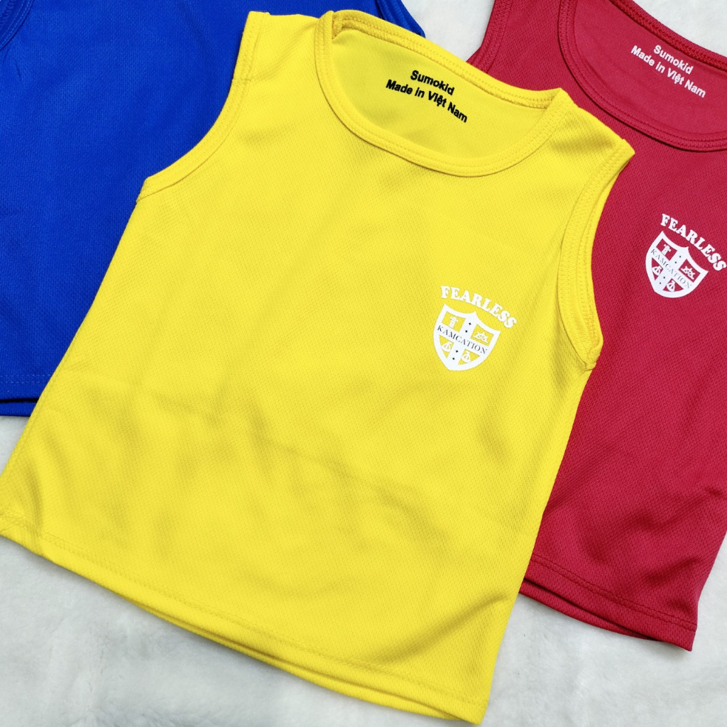 Áo ba lỗ chất thông hơi cho bé trai- bé gái mặc cực xinh MINKYSUN