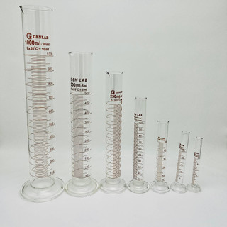 Ống đong thủy tinh (10ml, 25ml, 50ml, 100ml, 250ml, 500ml, 1l, 2l; trung quốc)