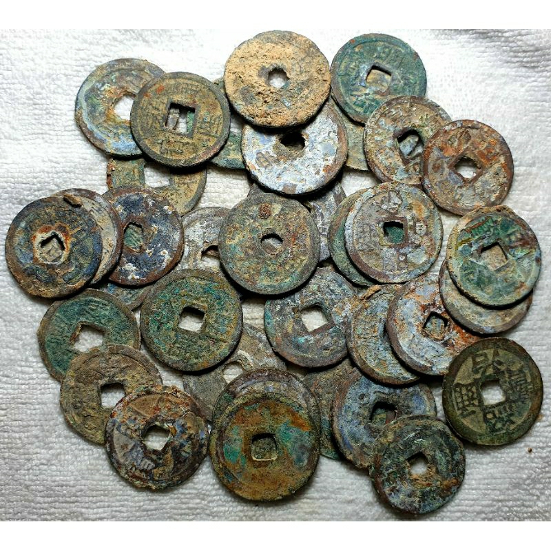 Xu Cổ Nhà Nguyễn chỉ 9k 1xu, Bao chuẩn cổ dùng Phong Thủy