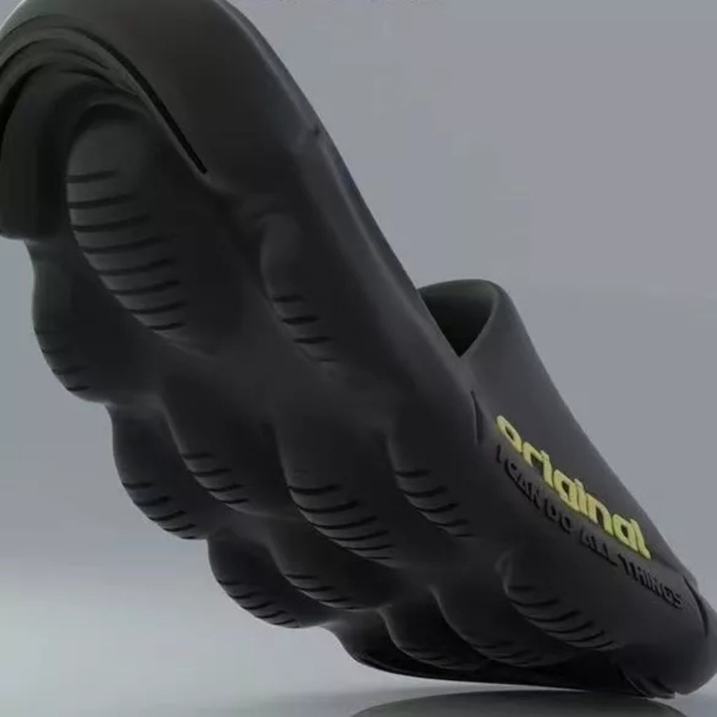 Dép đi trong nhà nam nữ gluaorli PVC đúc nguyên khối êm ái mềm mại form dáng thể thao PK07