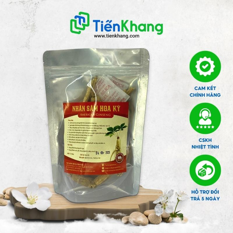 Sâm Hoa Kỳ, Nhân sâm tự nhiên, bổ dưỡng, tăng cường hệ miễn dịch - Túi 100gr