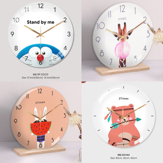 Đồng Hồ Treo Tường Doraemon, Con Voi, Hoạt Hình, Đồng Hồ Treo Tường Mang Phong Cách Dễ Thương Của Thương Hiệu 3Times