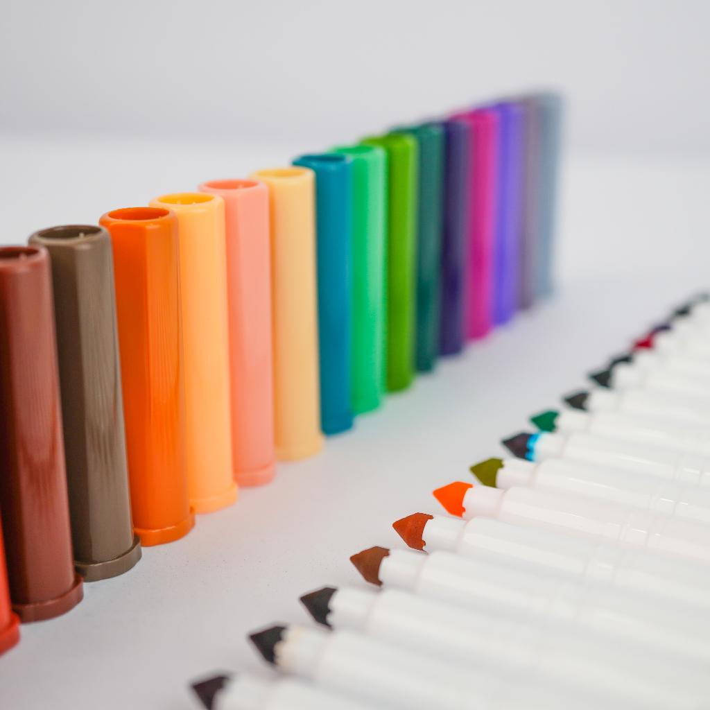 Bộ lông màu 20 màu Retro rửa được Fiber Pen Thiên Long SWM-C009 màu sắc xưa, tư duy sáng tạo