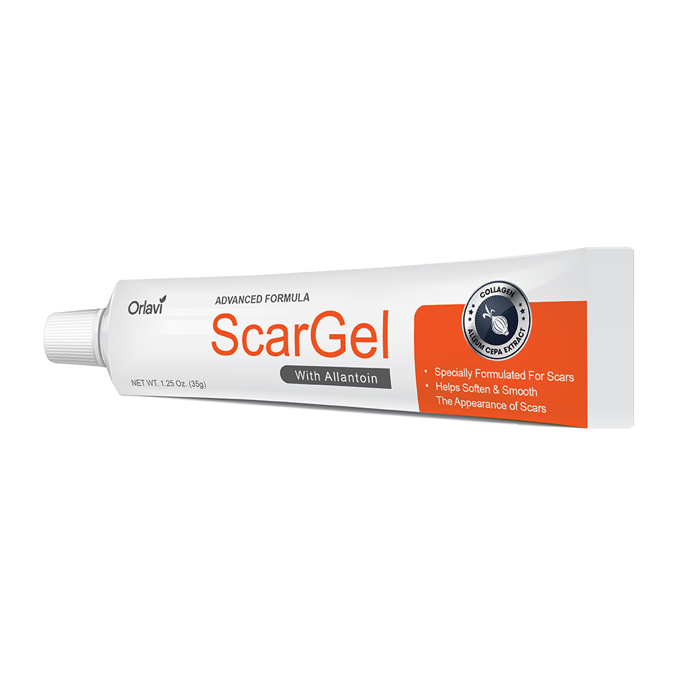 Gel làm mờ sẹo Orlavi Scargel 35ml - giúp mờ sẹo mụn, sẹo phẫu thuật, sẹo bỏng, sẹo thâm, sẹo cũ