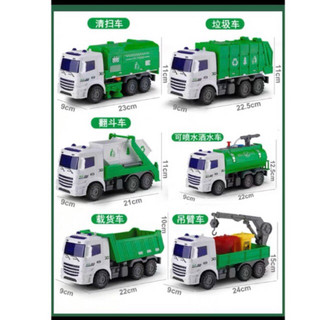 Combo 6 xe cứu hỏa cỡ lớn chạy đà cho bé