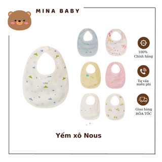 Yếm Xô Nous - Yếm Ăn Dặm , Quàng Cổ Cho Bé Từ Sơ Sinh Mẫu Mới Nhất