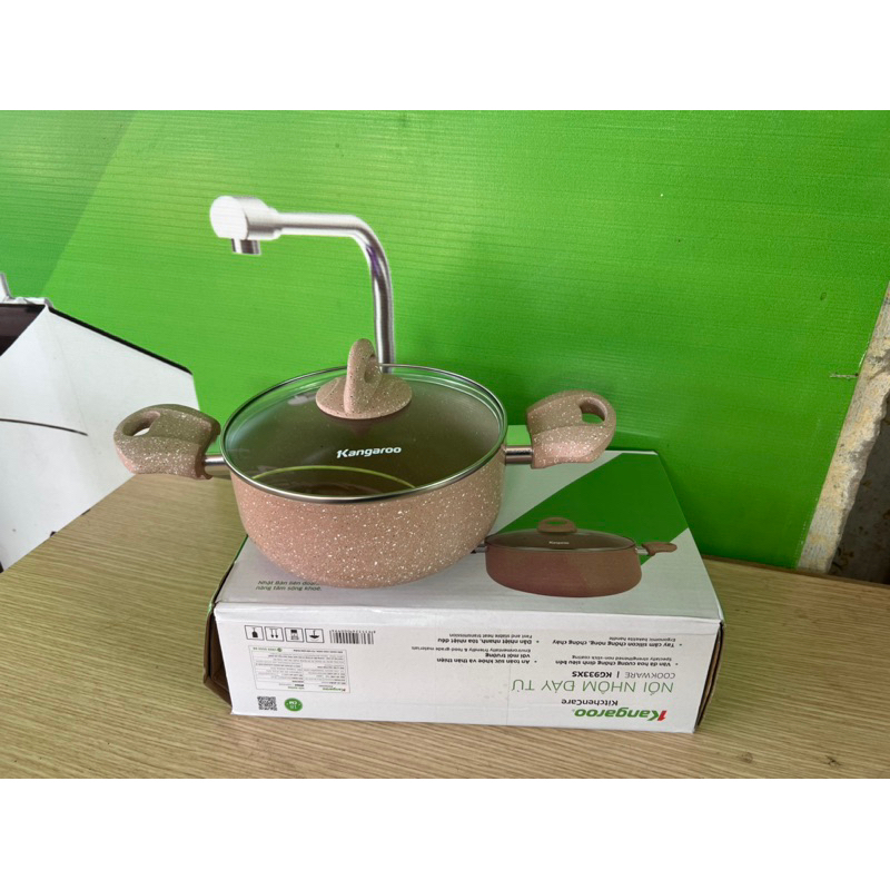 Nồi Nhôm Đáy Từ Kangaroo KG933XS - 18cm