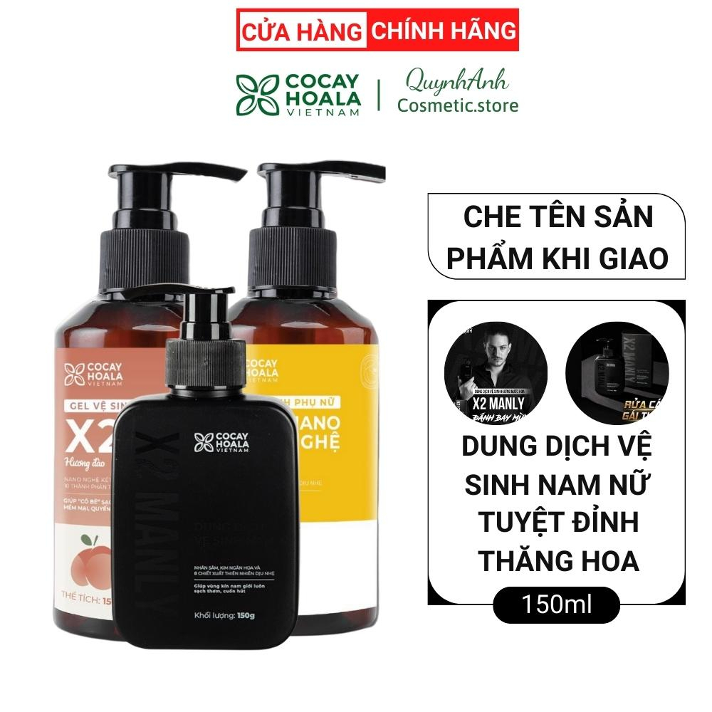 Gel Ddvs Dung Dịch Vệ Sinh Nam Giới Phụ Nữ X2 Manly Nghệ Cocayhoala Chính Hãng Nước Rửa Phụ Khoa Khử Mùi Vùng Kín