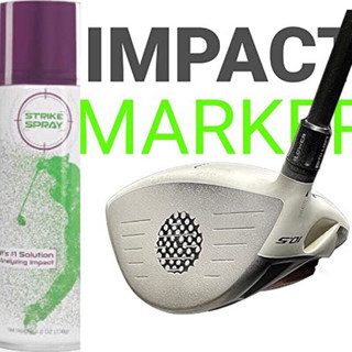 Phụ kiện golf, xịt golf mặt gậy phân tích điểm tiếp xúc bóng giải pháp số 1 trong phân tích điểm impact