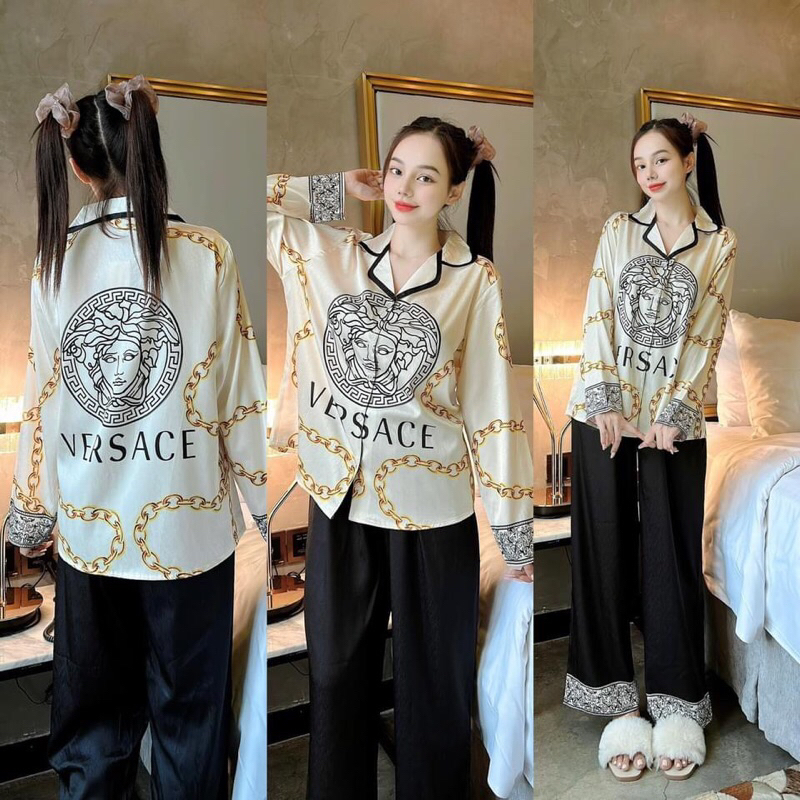 Pijama- Set thiết kế hoạ tiết siêu sang