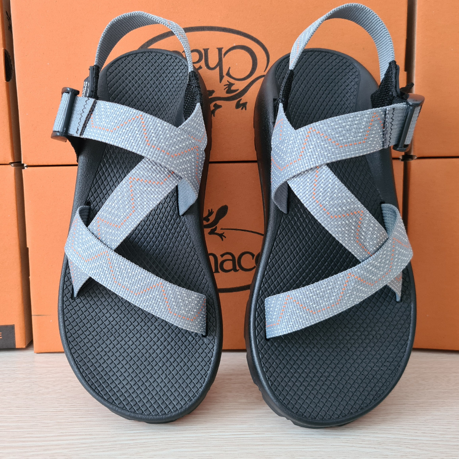 Giày sandal Đế Thơm Hương Quế Khử Mùi Mồ Hôi, Dép Chaco Mã Ghi Chỉ Cam Nhạt TG30