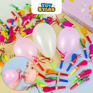 Còi thổi bóng bay vui nhộn và trang trí tiệc sinh nhật cho bé
