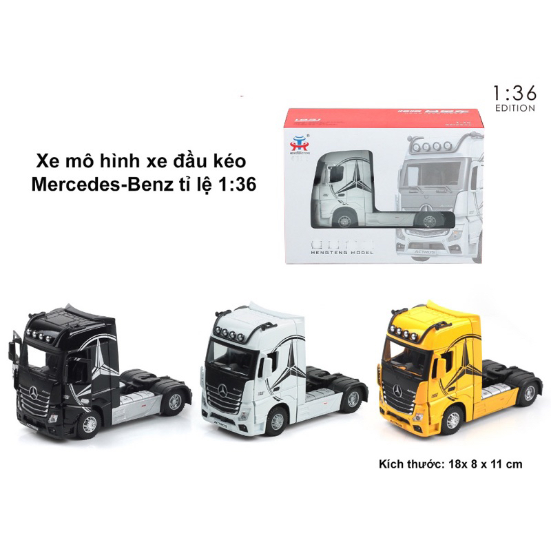 Mô hình xe đầu kéo tỉ lệ 1:36