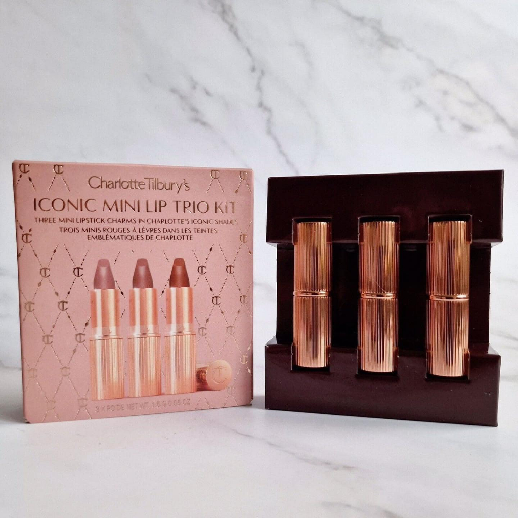 Set Son Charlotte Tilbury 3 Thỏi Mini Dòng Matte 1.5gr