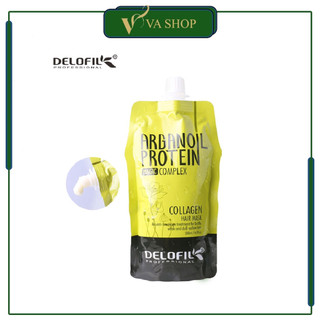 [Chính hãng] Hấp ủ collagen Delofil argan oil protein siêu mượt 500ml (túi)