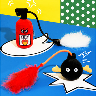 Purlab đồ chơi bình cứu hỏa & bùng nổ cho mèo