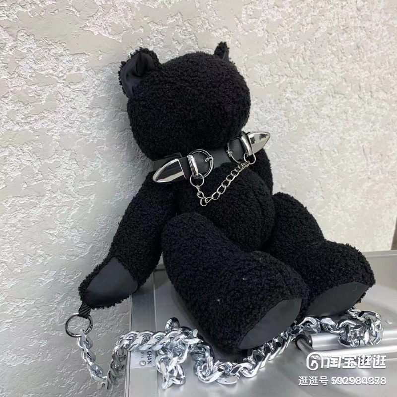 Túi đeo chéo hình gấu nhồi bông dễ thương