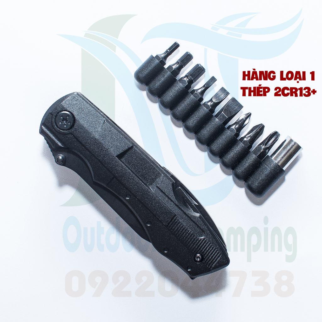 Dao đa năng Raxco, hàng loại 1, thép 2Cr13+, bảo hành 12 tháng