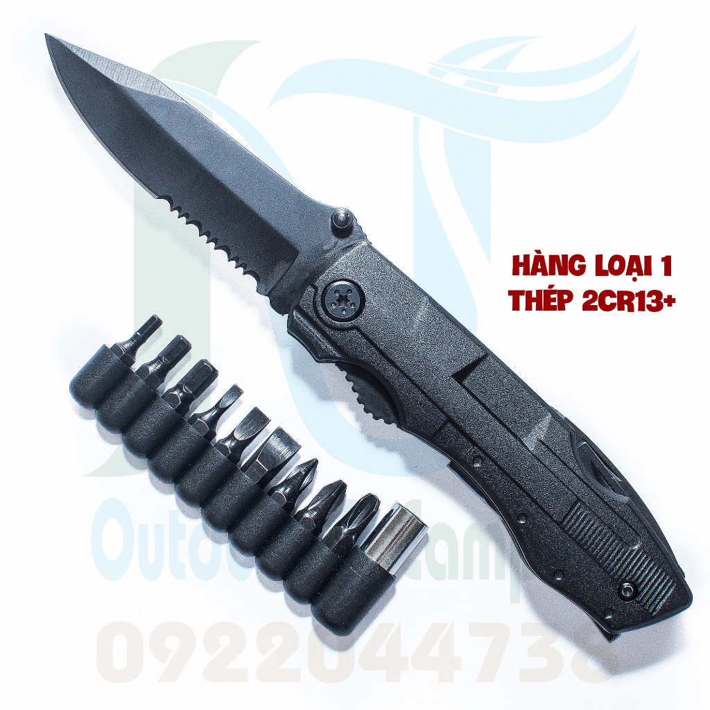 Dao đa năng Raxco, hàng loại 1, thép 2Cr13+, bảo hành 12 tháng