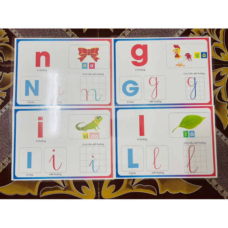 Bộ thẻ chữ cái