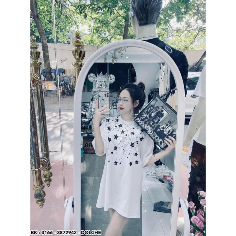 Áo thun sao in nhũ DA6