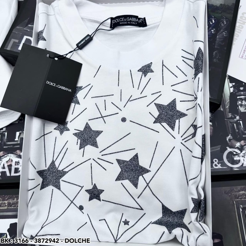 Áo thun sao in nhũ DA6