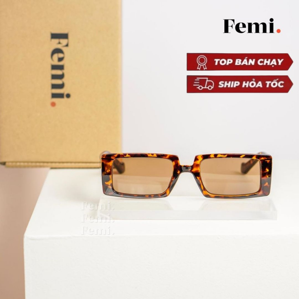 Kính thời trang Femi Dara phong cách Retro kính râm nữ Hot Trend