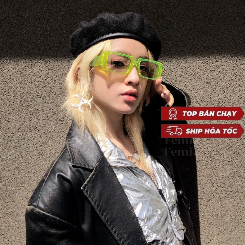 Kính thời trang Femi Dara phong cách Retro kính râm nữ Hot Trend