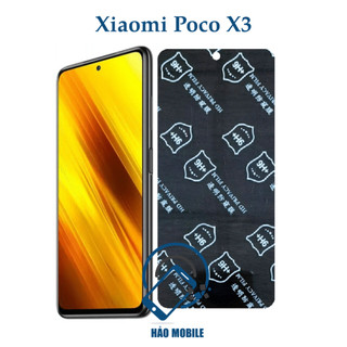 Dán chống nhìn trộm Xiaomi Poco X3 - Dán cường lực dẻo nano 9H+