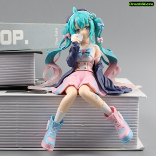 [ Sẵn ] Mô hình Hatsune Miku trong Anime Love Sailor Version Noodle Stop Figure 14 cm