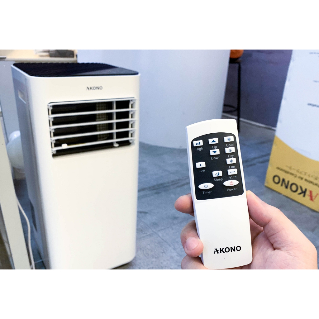 Điều hoà Di Động Akono 9000 BTU 4in1 Mát Lạnh Kiêm Hút Ẩm, Lọc Không Khí, Quạt Mát