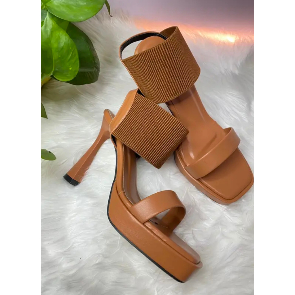 Dép cao gót phối thun cao 12cm siêu hot