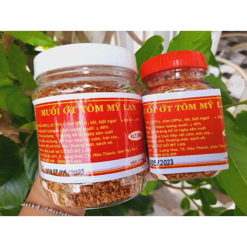 Muối ớt tôm rang Mỹ Lan - đặc sản Tây Ninh giòn cay thơm ngon