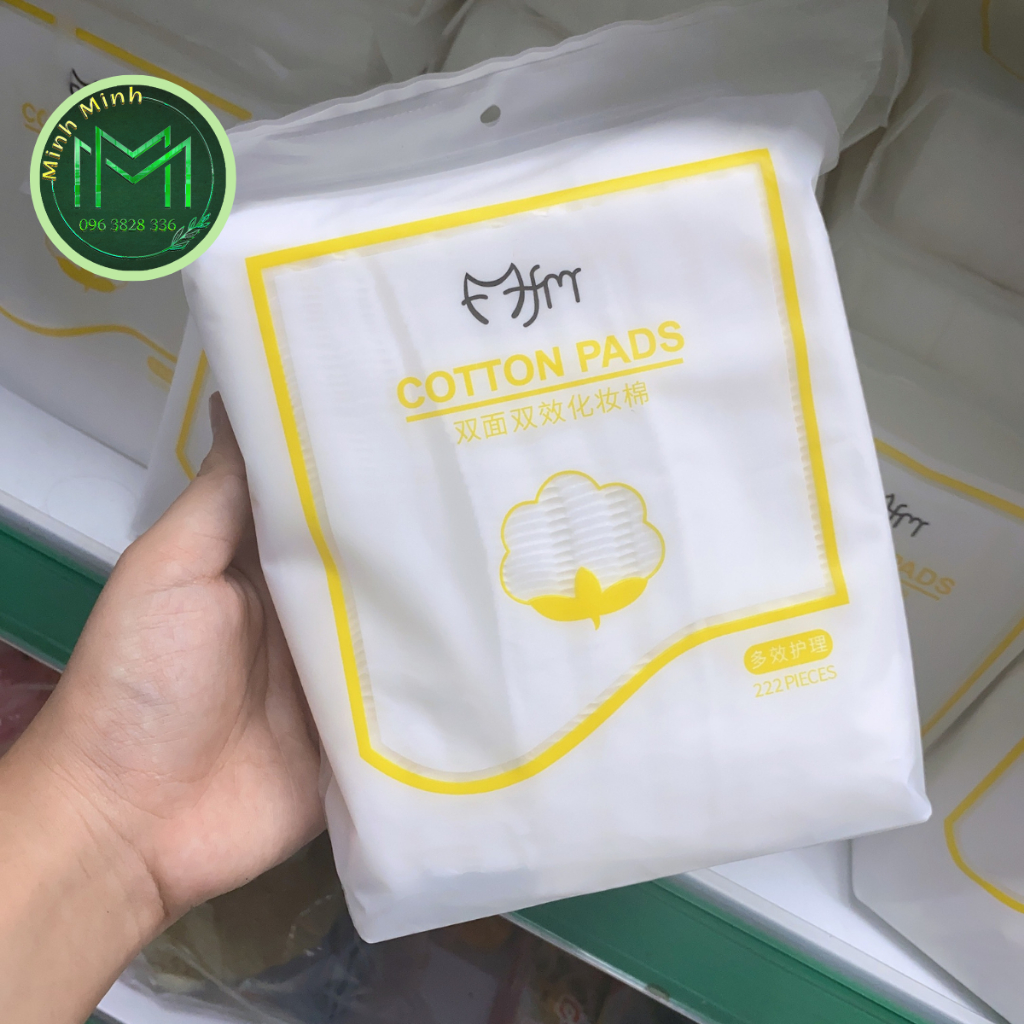 Bông Tẩy Trang 222 Miếng Cotton Pads Làm Sạch Da