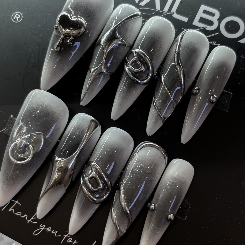 NAILBOX LOGO NỔI TRÁNG GƯƠNG - KHOCUAMEI