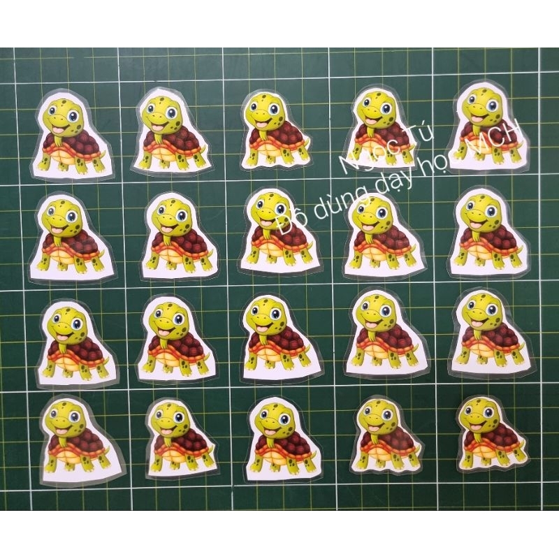 Sét 20 hình con vật, đồ vật, hoa quả... minh họa dạy học  KT: 6-7cm