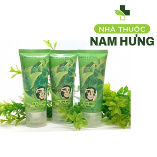 Gel lột mụn trà xanh lucky star tuýp 60gr