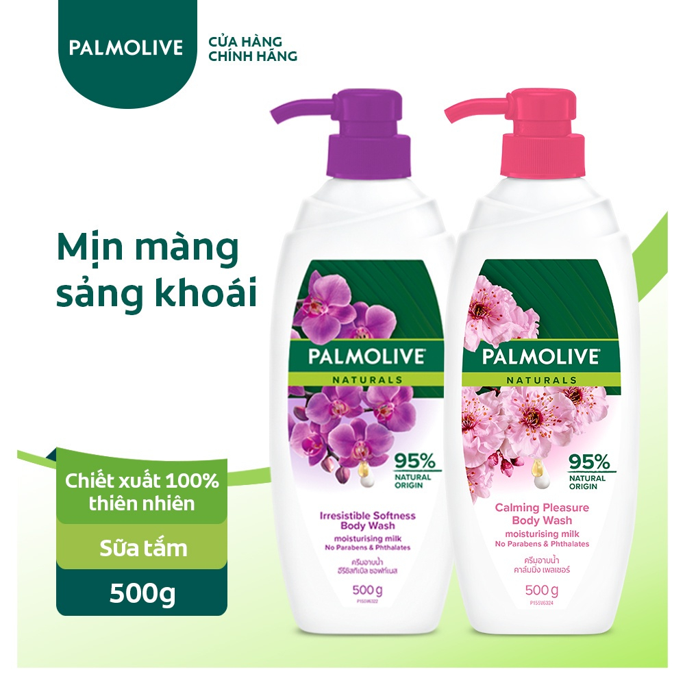 Sữa tắm Palmolive Naturals chiết xuất 100% thiên nhiên 500g